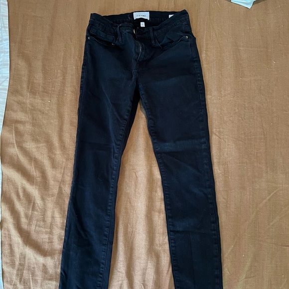 Frame Le Skinny de Jeanne Crop - Picture 2 of 4